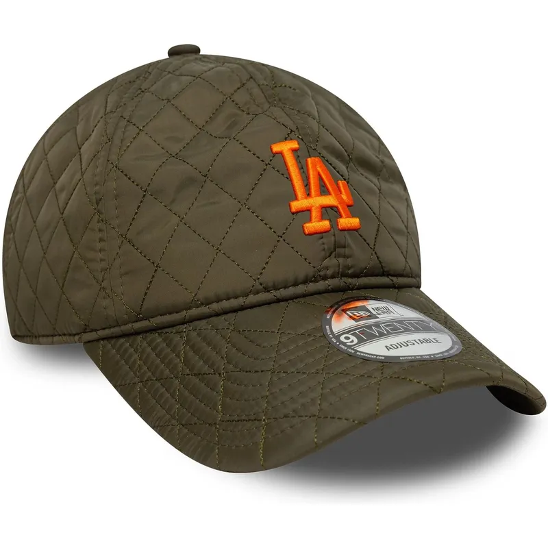 grune-verstellbare-curved-cap-mit-orangefarbenem-logo-9twenty-quilted-der-los-angeles-dodgers-mlb-von-new-era grune-verstellbare-curved-cap-mit-orangefarbenem-logo-9twenty-quilted-der-los-angeles-dodgers-mlb-von-new-era
