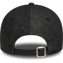 schwarze-verstellbare-curved-cap-fur-damen-9forty-sequin-denim-der-los-angeles-dodgers-mlb-von-new-era