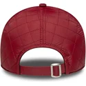 rote-verstellbare-curved-cap-fur-damen-mit-rotem-logo-9twenty-padded-der-new-york-yankees-mlb-von-new-era