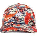 mehrfarbige-verstellbare-curved-cap-koi-watching-club-von-djinns
