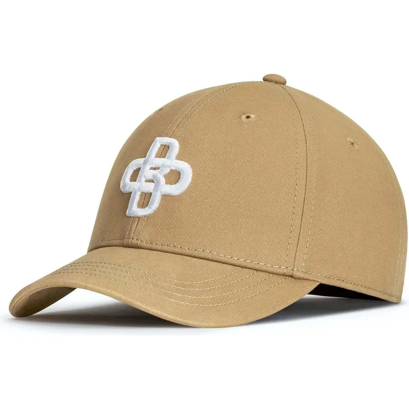 dunkelbeige-verstellbare-gebogene-kappe-baseball-peach-obl048-von-oblack