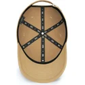 dunkelbeige-verstellbare-gebogene-kappe-baseball-peach-obl048-von-oblack