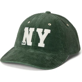 Mützen gebogen grün verstellbares band NY Patch Authentic Corduroy von Polo Ralph Lauren