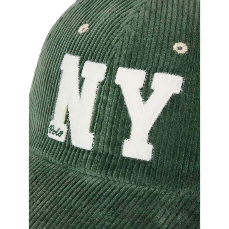 grune-verstellbare-curved-cap-ny-patch-authentic-corduroy-von-polo-ralph-lauren