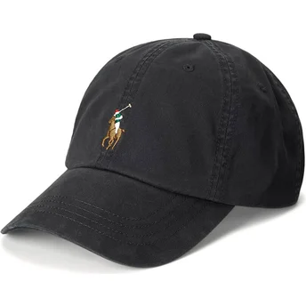 Mützen gebogen schwarz verstellbares band Classic Sport Stretch Cotton Twill von Polo Ralph Lauren
