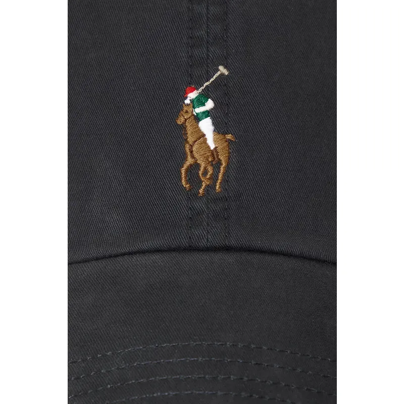 schwarze-verstellbare-gebogene-kappe-classic-sport-stretch-cotton-twill-von-polo-ralph-lauren