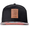 schwarze-und-mehrfarbige-flache-snapback-kappe-aztek-von-djinns