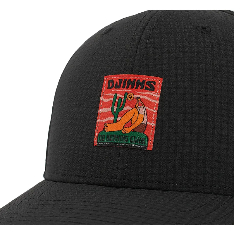 schwarze-verstellbare-curved-cap-truefit-resting-man-von-djinns schwarze-verstellbare-curved-cap-truefit-resting-man-von-djinns