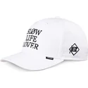 casquette-courbee-blanche-ajustable-truefit-slow-life-lover-djinns