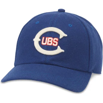 Mützen gebogen blau verstellbares band Cleveland Cubs Archive Legend der Cleveland Cubs MLB von American Needle
