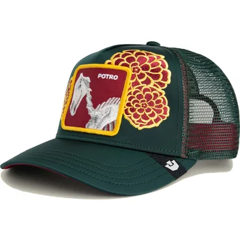 Mützen gebogen grün snapback Dia Potro Dia der Los Muertos The Farm Goorin Bros.