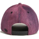 rote-gebogene-denim-kappe-snapback-katze-menace-rail-bird-the-showdown-the-farm-von-goorin-bros