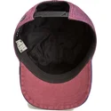 rote-gebogene-denim-kappe-snapback-katze-menace-rail-bird-the-showdown-the-farm-von-goorin-bros
