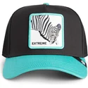 trucker-cap-schwarz-und-blau-zebra-extreme-arbez-flip-side-2-the-farm-von-goorin-bros