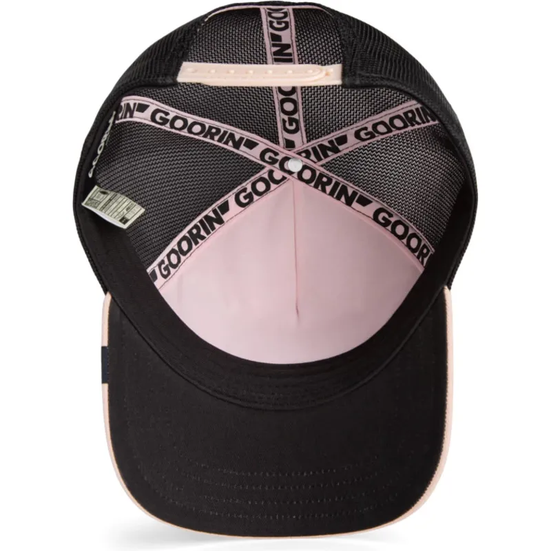trucker-cap-schwarz-und-beige-stier-raging-llub-flip-side-2-the-farm-von-goorin-bros