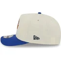 beige-und-blaue-gebogene-snapback-kappe-9fifty-a-frame-precurved-hardwood-classics-von-golden-state-warriors-nba-von-new-era
