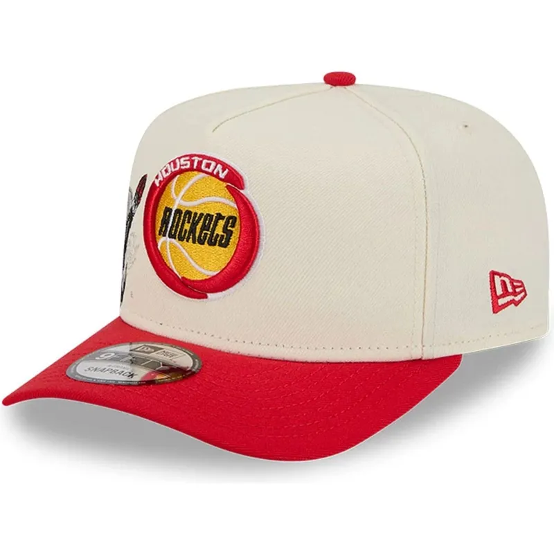 beige-und-rote-gebogene-snapback-kappe-9fifty-a-frame-precurved-hardwood-classics-der-houston-rockets-nba-von-new-era beige-und-rote-gebogene-snapback-kappe-9fifty-a-frame-precurved-hardwood-classics-der-houston-rockets-nba-von-new-era