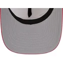 beige-und-rote-gebogene-snapback-kappe-9fifty-a-frame-precurved-hardwood-classics-der-houston-rockets-nba-von-new-era