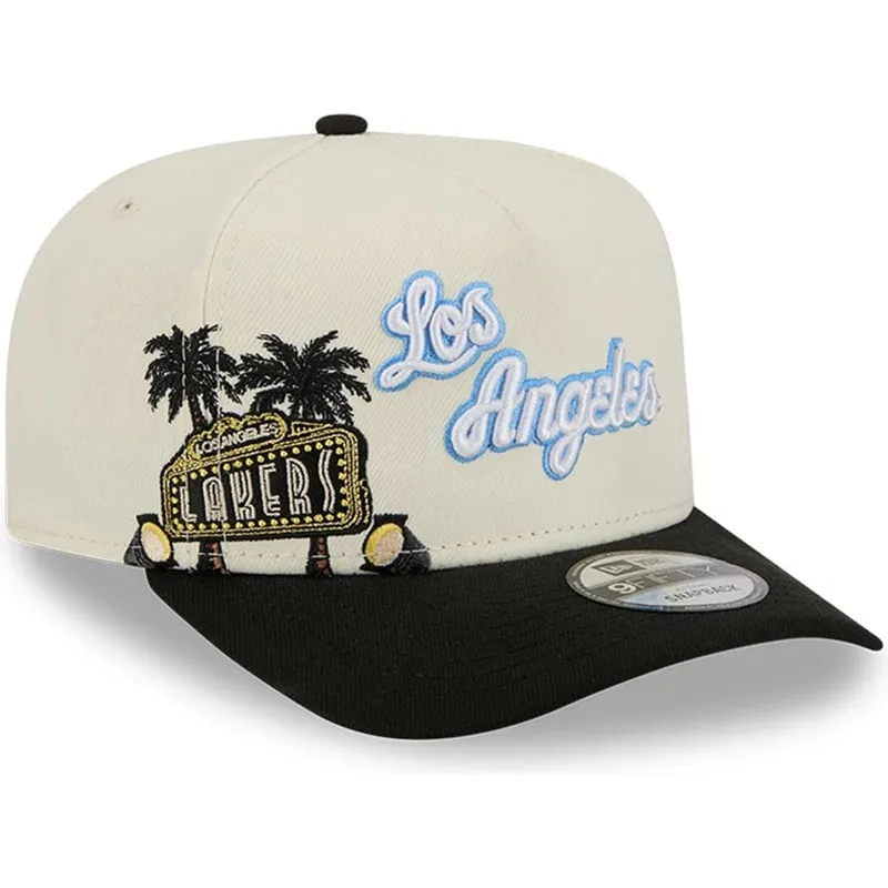 beige-und-schwarze-gebogene-snapback-kappe-9fifty-a-frame-precurved-hardwood-classics-der-los-angeles-lakers-nba-von-new-era beige-und-schwarze-gebogene-snapback-kappe-9fifty-a-frame-precurved-hardwood-classics-der-los-angeles-lakers-nba-von-new-era