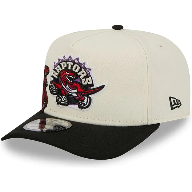 beige-und-schwarze-gebogene-snapback-kappe-9fifty-a-frame-precurved-hardwood-classics-der-toronto-raptors-nba-von-new-era beige-und-schwarze-gebogene-snapback-kappe-9fifty-a-frame-precurved-hardwood-classics-der-toronto-raptors-nba-von-new-era