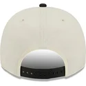 beige-und-schwarze-gebogene-snapback-kappe-9fifty-a-frame-precurved-hardwood-classics-der-vancouver-grizzlies-nba-von-new-era