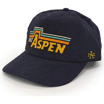 Mützen gebogen marineblau snapback Printed Cord von American Needle