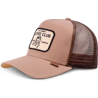 Mützen gebogen braun snapback HFT Coffee Head von Djinns