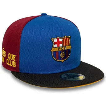 Mützen gebogen mehrfarbig snapback 59FIFTY der FC Barcelona LALIGA von New Era