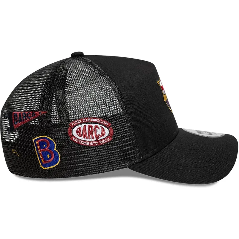 schwarze-trucker-cap-fc-barcelona-laliga-a-frame-patch-von-new-era