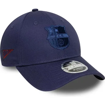 Mützen gebogen marineblau snapback 9FORTY M-Crown ajustable der FC Barcelona LALIGA von New Era
