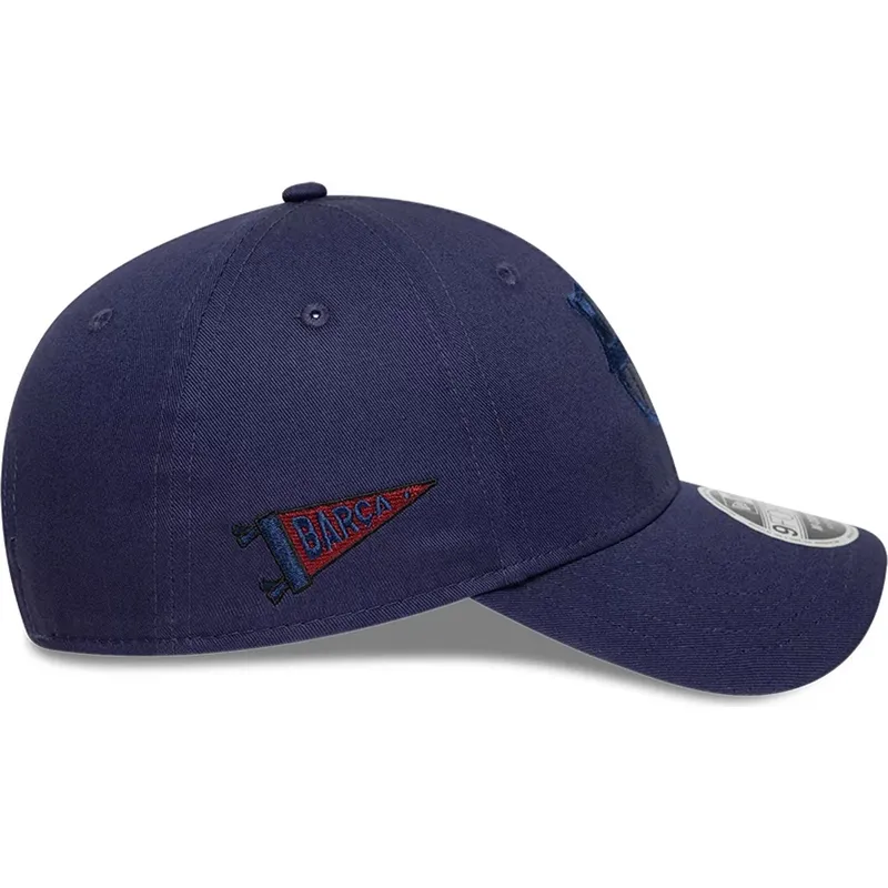 casquette-courbee-bleue-marine-ajustable-fc-barcelona-laliga-9forty-m-crown-graphic-new-era