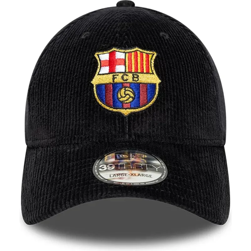 schwarze-gebogene-verstellbare-kappe-fc-barcelona-laliga-39thirty-cord-von-new-era