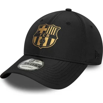 Mützen gebogen schwarz snapback 9FORTY ajustable der FC Barcelona LALIGA von New Era