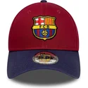 casquette-courbee-rouge-et-bleue-ajustable-fc-barcelona-laliga-9forty-contrast-new-era