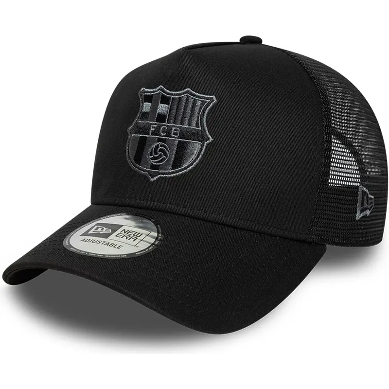 casquette-trucker-noire-fc-barcelona-laliga-a-frame-tonal-new-era