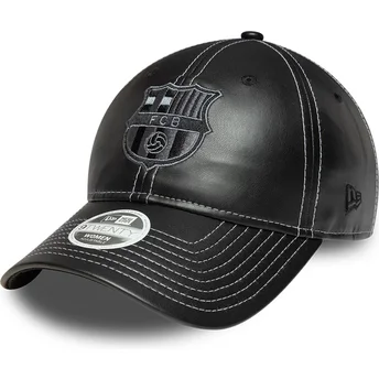Mützen gebogen schwarz snapback 9TWENTY ajustable der FC Barcelona LALIGA von New Era