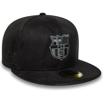Mützen gebogen schwarz snapback 59FIFTY der FC Barcelona LALIGA von New Era
