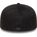 schwarze-enganliegende-flatcap-mit-schwarzem-fc-barcelona-laliga-logo-59fifty-mes-que-un-club-von-new-era