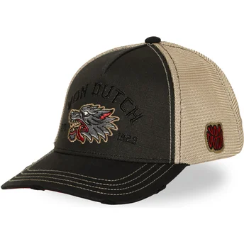 Mützen gebogen schwarz snapback WILD12 von Von Dutch