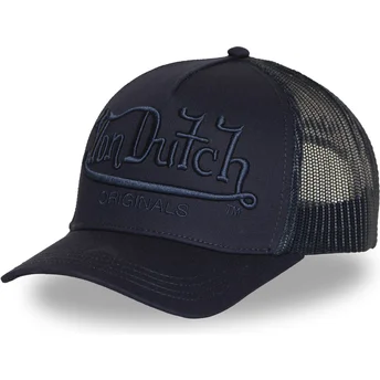 Mützen gebogen marineblau snapback EMB01 von Von Dutch