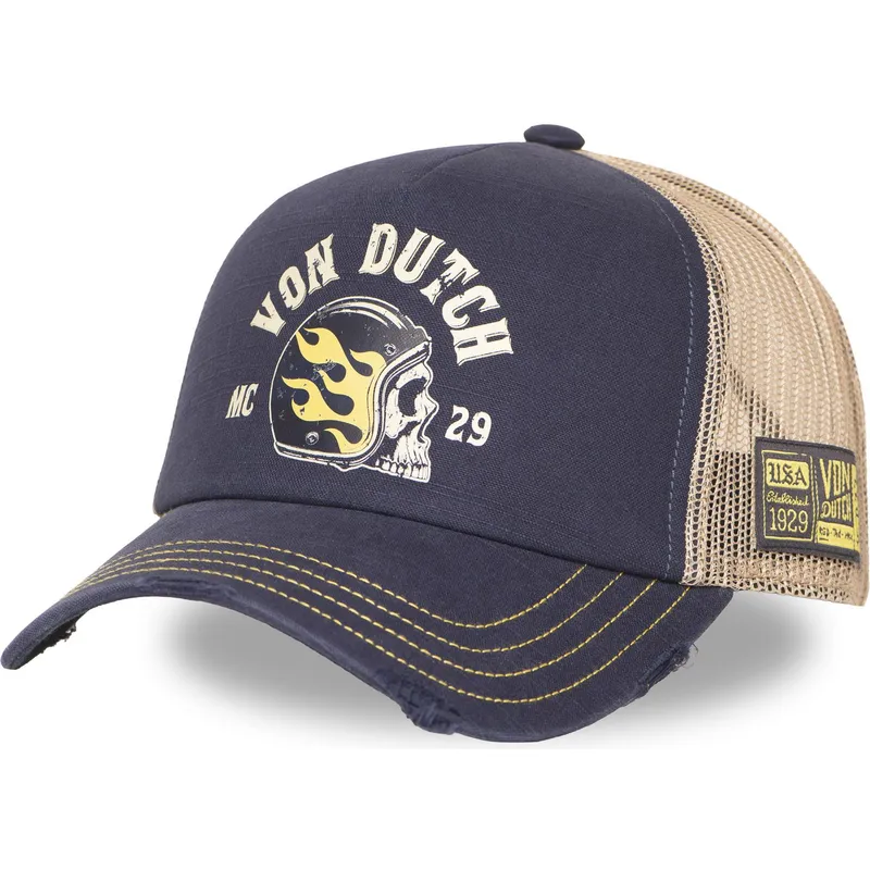 trucker-cap-marineblau-und-beige-crew30-von-von-dutch