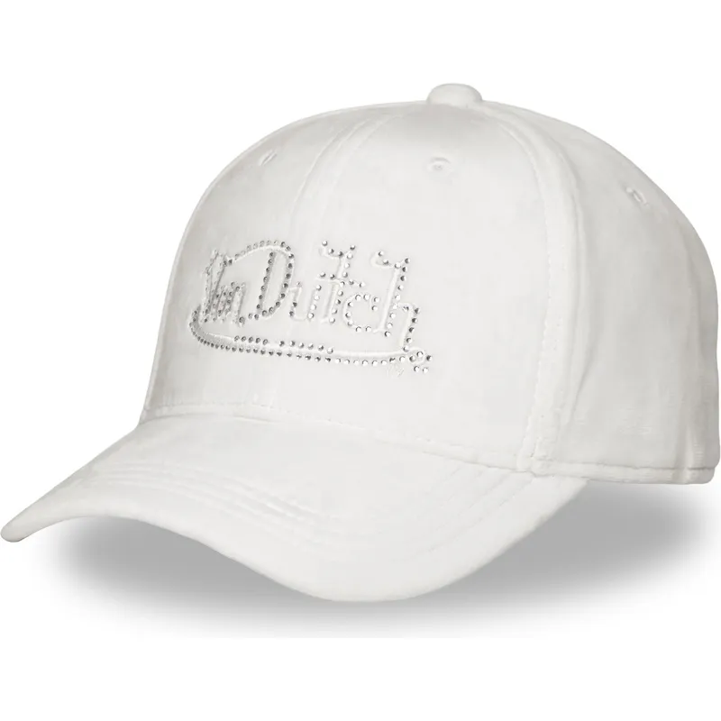 weisse-verstellbare-curved-cap-vel-e-cb-von-von-dutch weisse-verstellbare-curved-cap-vel-e-cb-von-von-dutch