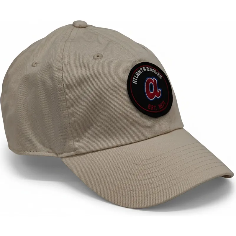 beige-verstellbare-curved-cap-club-unstructured-organic-cotton-der-atlanta-braves-mlb-von-nike beige-verstellbare-curved-cap-club-unstructured-organic-cotton-der-atlanta-braves-mlb-von-nike