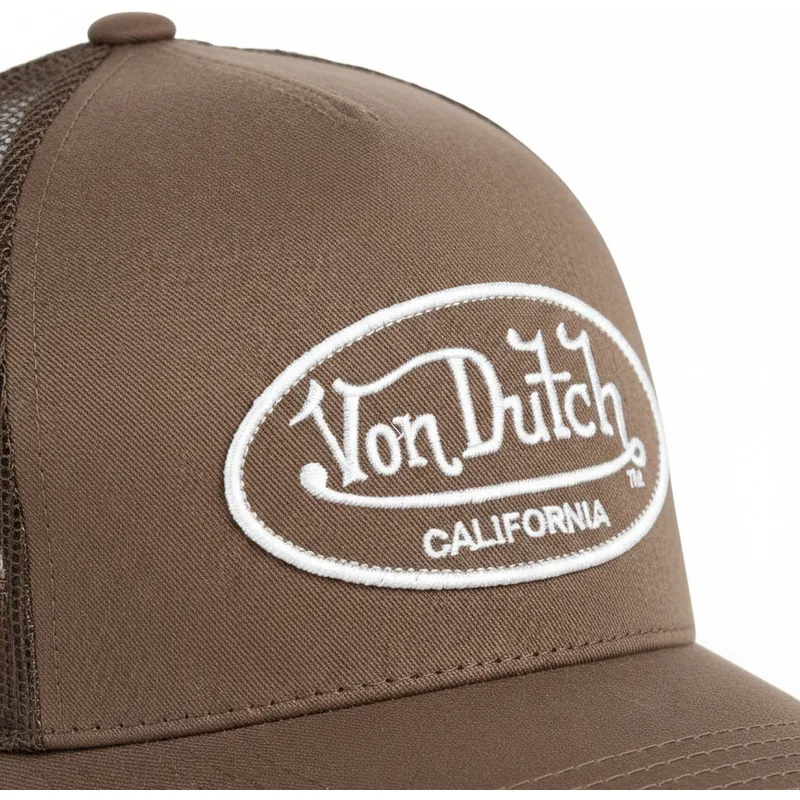 braune-verstellbare-trucker-kappe-lof-b3-von-von-dutch