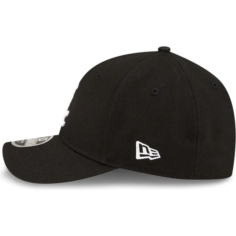 schwarze-gebogene-snapback-kappe-9forty-m-crown-player-replica-der-chicago-white-sox-mlb-von-new-era