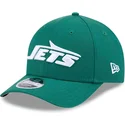 casquette-courbee-verte-snapback-9forty-m-crown-team-new-york-jets-nfl-new-era