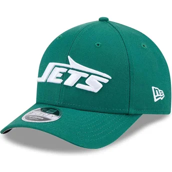 Mützen gebogen grün snapback 9FORTY M-Crown Team der New York Jets NFL von New Era