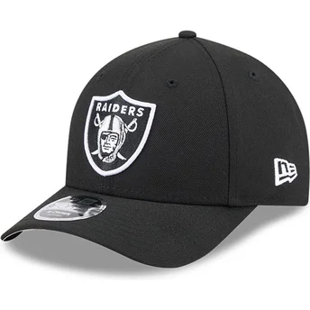 Casquette courbée noire snapback 9FORTY M-Crown Team Las Vegas Raiders NFL New Era
