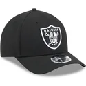 casquette-courbee-noire-snapback-9forty-m-crown-team-las-vegas-raiders-nfl-new-era