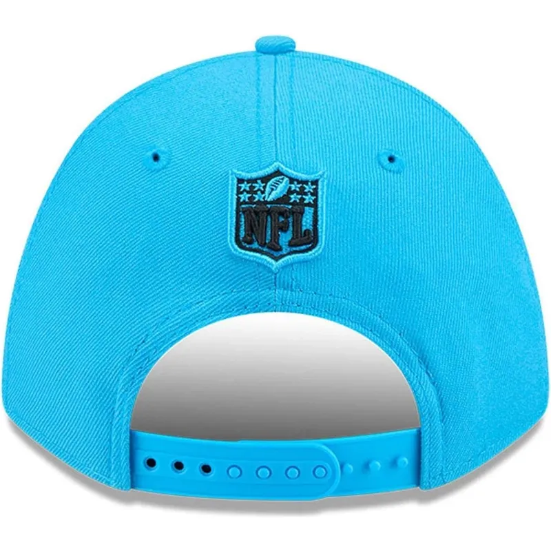 blaue-gebogene-snapback-kappe-9forty-m-crown-team-der-carolina-panthers-nfl-von-new-era